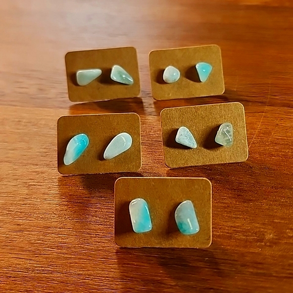 Jewelry - Amazonite Stud Earrings